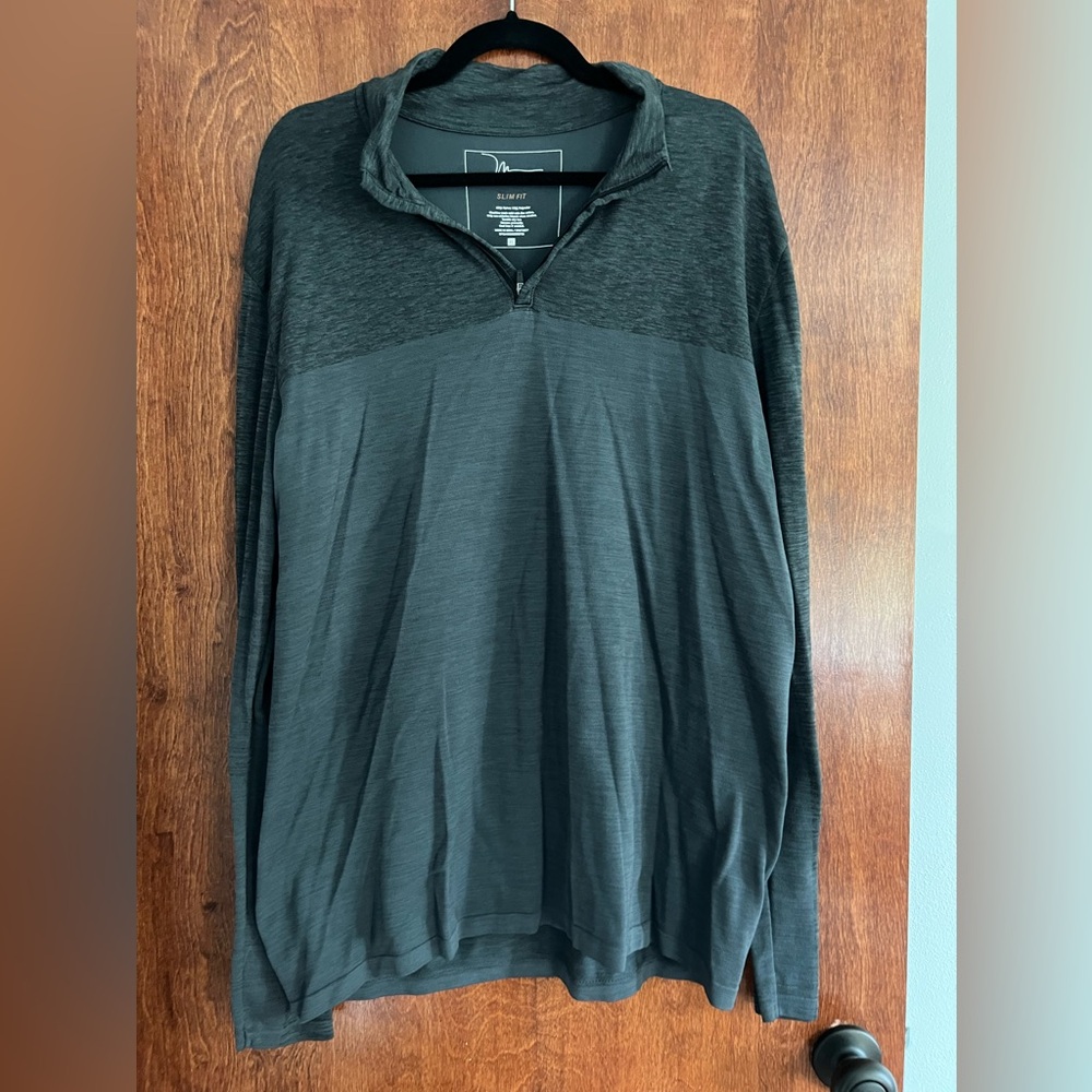 Marc Anthony Charcoal Slim Fit Top